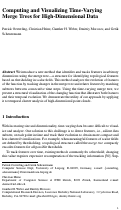 Cover page: Computing and Visualizing Time-Varying Merge Trees for High-Dimensional Data