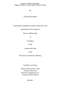 Cover page: Rupture and Representation: Migrant Workers, Union and the State in China