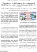 Cover page: Topology-Aware Performance Optimization and Modeling of Adaptive Mesh Refinement Codes for Exascale