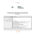 Cover page: Analysis of gas chromatography/mass spectrometry data for catalytic lignin depolymerization using positive matrix factorization