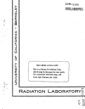 Cover page: HIGH ENERGY NEUTRON YIELDS AND MULTIPLE TRAVERSALS OF A CYCLOTRON BEAM THROUGH THIN TARGETS