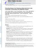 Cover page: Extending Advance Care Planning to Black Americans in the Community: A Pilot Study of the PREPARE Program