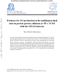 Cover page: Evidence for tt¯tt¯ production in the multilepton final state in proton–proton collisions at s=13 TeV with the ATLAS detector