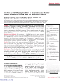 Cover page: The Role of EGFR Family Inhibitors in Muscle Invasive Bladder Cancer: A Review of Clinical Data and Molecular Evidence