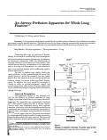 Cover page: An airway perfusion apparatus for whole lung fixation.