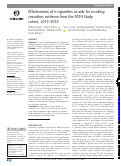 Cover page: Effectiveness of e-cigarettes as aids for smoking cessation: evidence from the PATH Study cohort, 2017–2019