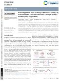 Cover page: Rearrangement of a carboxy-substituted spiro[4.4]nonatriene to annulated fulvenes through a Pd( ii )-mediated 1,5-vinyl shift