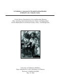 Cover page: A preliminary assessment of potential steelhead habitat in Sinbad Creek, Alameda County