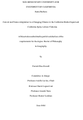 Cover page: Current and Future Adaptation to a Changing Climate in the California Market Squid and California Spiny Lobster Fisheries