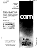 Cover page: CORRELATION BETWEEN CATALYTIC ACTIVITY, BONDING AND COORDINATION NUMBER OF ATOMS AND MOLECULES ON TRANSITION-METAL SURFACES. THEORY AND EXPERIMENTAL EVIDENCE