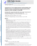 Cover page: Comparison of T1rho imaging between spoiled gradient echo (SPGR) and balanced steady state free precession (b-FFE) sequence of knee cartilage at 3T MRI