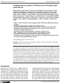 Cover page: Complete genome sequence of Deinococcus maricopensis type strain (LB-34T)