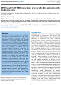 Cover page: NPM1 and FLT3-TKD mutations are enriched in patients with leukemia cutis