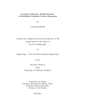 Cover page: Security of Freeway Traffic Systems: A Distributed Optimal Control Approach