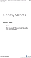 Cover page: Uneasy Streets