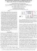 Cover page: Towards Situated Communication in Multi-Step Interactions: Time is a Key Pressure in Communication Emergence