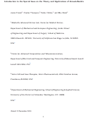 Cover page: Introduction to the special issue on the theory and applications of acoustofluidics.