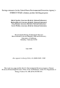 Cover page: Savings estimates for the United States Environmental Protection Agency?s ENERGY STAR voluntary product labeling program