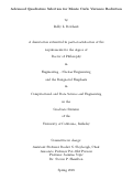 Cover page: Advanced Quadrature Selection for Monte Carlo Variance Reduction