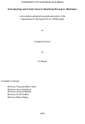 Cover page: Detecting Bugs and Security Issues by Identifying Developers’ Blind Spots