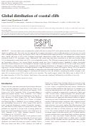 Cover page: Global distribution of coastal cliffs