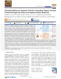 Cover page: Chemical Differences between Phenolic Secondary Organic Aerosol Formed through Gas-Phase and Aqueous-Phase Reactions