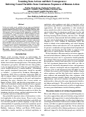 Cover page: Learning from Actions and their Consequences: Inferring Causal Variables from Continuous Sequences of Human Action