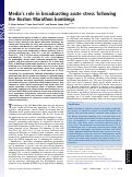 Cover page: Media's role in broadcasting acute stress following the Boston Marathon bombings.