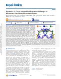 Cover page: Dynamics of Cation-Induced Conformational Changes in Nanometer-Sized Uranyl Peroxide Clusters