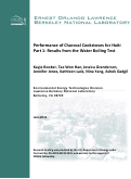 Cover page: Performance of Charcoal Cookstoves for Haiti Part 1: Results from the Water Boiling Test