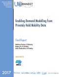 Cover page: Enabling Demand Modeling from Privately Held Mobility Data