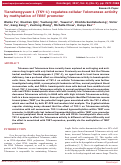 Cover page: Tianshengyuan-1 (TSY-1) regulates cellular Telomerase activity by methylation of TERT promoter.