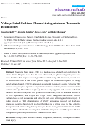 Cover page: Voltage-gated calcium channel antagonists and traumatic brain injury.