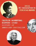 Cover page of American Cultures Innovation in Teaching: 'History of American Capatlism' Course Materials