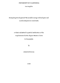 Cover page: Energizing Development? Renewable energy technologies and social enterprise in rural India