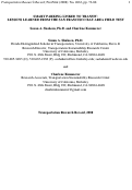 Cover page: Smart Parking Linked to Transit: Lessons Learned from Field Test in San Francisco Bay Area of California