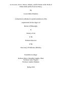 Cover page: La Lorraine Artiste: Nature, Industry, and the Nation in the Work of Émile Gallé and the École de Nancy