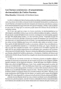 Cover page: Las buenas conciencias: el anacronismo decimonónico de Carlos Fuentes