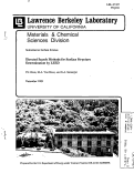 Cover page: Directed Search Methods for Surface Structure Determination by LEED