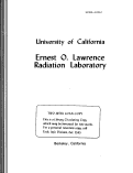 Cover page: EXCITATION FUNCTION FOR THE C12 (-/f""-f n)C11 REACTION