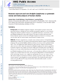 Cover page: Benzene exposure and non-Hodgkin lymphoma: a systematic review and meta-analysis of human studies