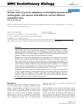 Cover page: Similar rates of protein adaptation in Drosophila miranda and D. melanogaster, two species with different current effective population sizes