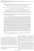 Cover page: Trophic redundancy and predator size class structure drive differences in kelp forest ecosystem dynamics