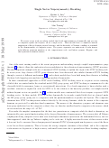 Cover page: Single sector supersymmetry breaking