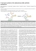 Cover page of Convergent Synthesis of the Minimal Macrolide Antibiotic Narbomycin