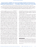 Cover page: Seroprevalence of SARS-CoV-2 Among Frontline Health Care Personnel in a Multistate Hospital Network — 13 Academic Medical Centers, April–June 2020