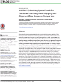 Cover page: rasbhari: Optimizing Spaced Seeds for Database Searching, Read Mapping and Alignment-Free Sequence Comparison