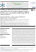 Cover page: Instability of a dinucleotide repeat in the 3′‐untranslated region (UTR) of the microsomal prostaglandin E synthase‐1 (mPGES‐1) gene in microsatellite instability‐high (MSI‐H) colorectal carcinoma