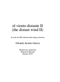 Cover page: The Distant Wind II