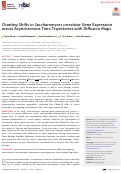 Cover page: Charting Shifts in Saccharomyces cerevisiae Gene Expression across Asynchronous Time Trajectories with Diffusion Maps